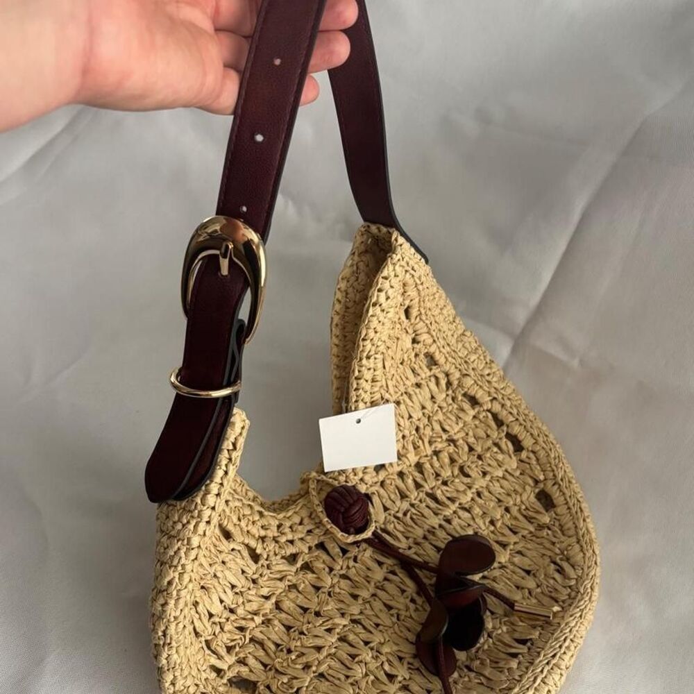 H-m Women's Tan and Brown Bag